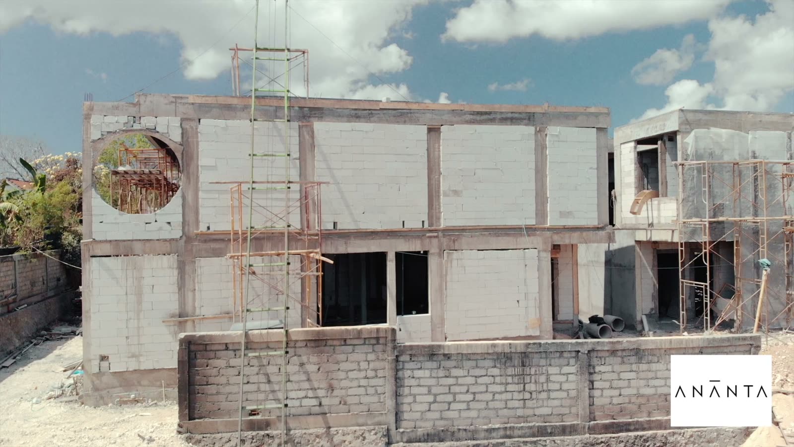 Ananta Villas under construction in Nusa Dua, July 2026